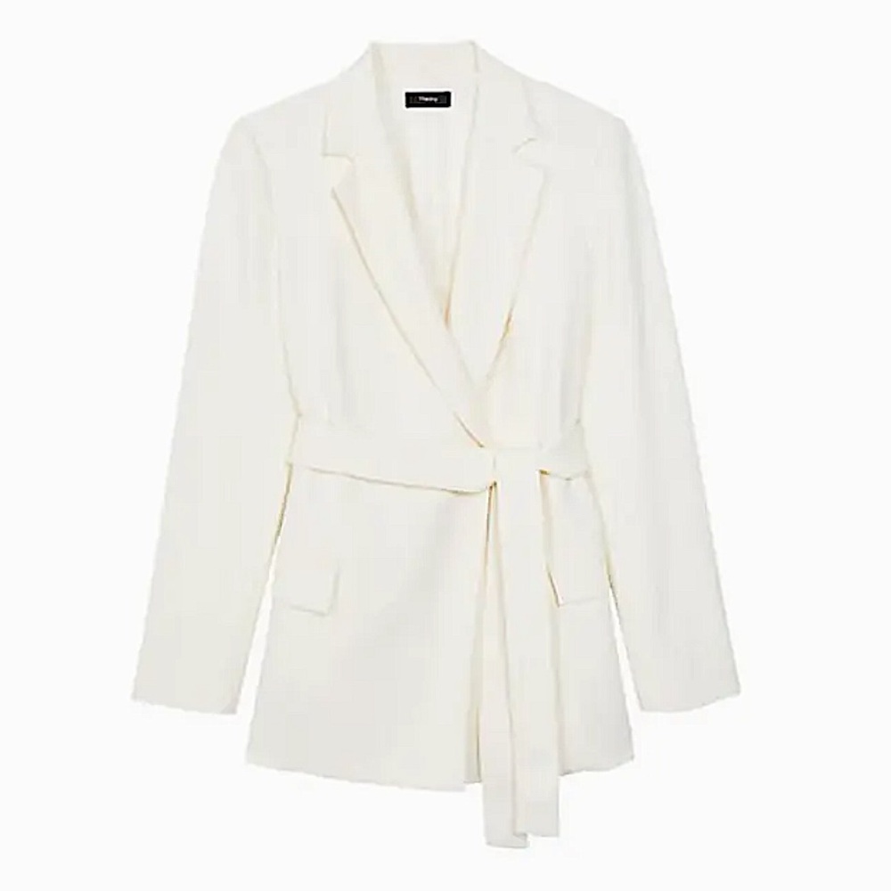 Theory White Blazer